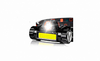 Фонарь налобный светодиодный с USB HIGH POWER HEADLAMP "Ящерица"